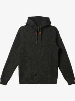 Quiksilver Sweatshirts & Hoodies|Keller Zip-Up Hoodie Dark Grey Heather