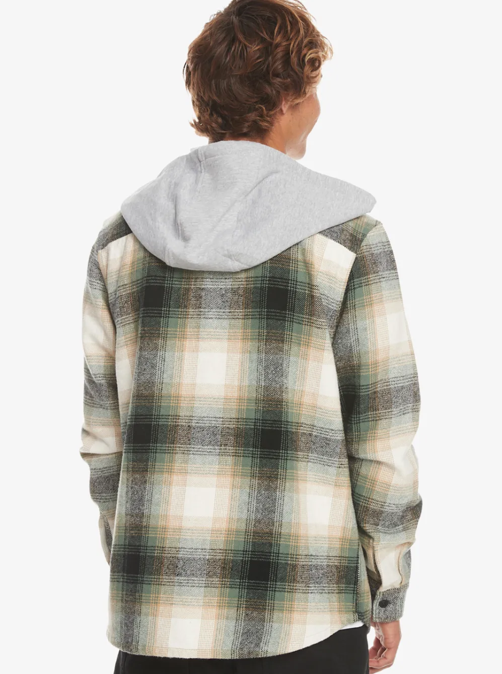 Quiksilver Shirts & Polos|Kinloss Long Sleeve Hooded Shirt Laurel Kinloss