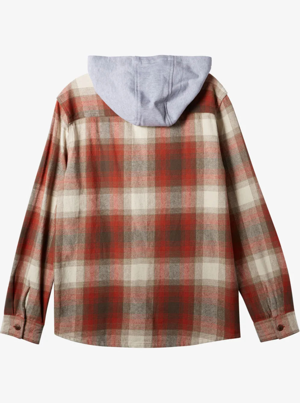 Quiksilver Shirts & Polos|Kinloss Long Sleeve Hooded Shirt Baked Clay Kinloss
