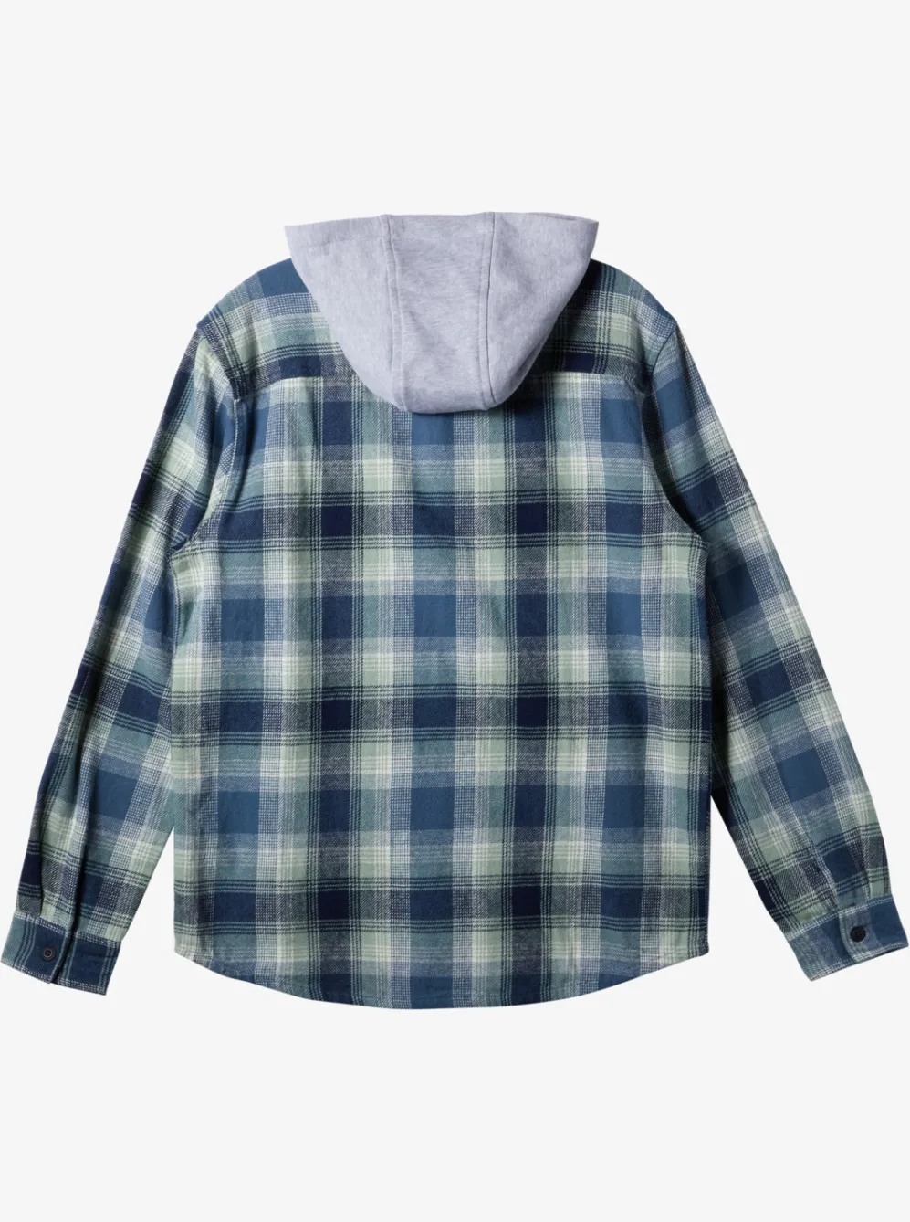 Quiksilver Shirts & Polos|Kinloss Long Sleeve Hooded Shirt Iceberg Green Kinloss
