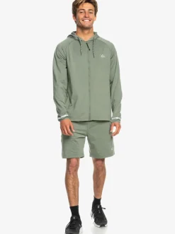 Quiksilver Sweatshirts & Hoodies|Knit Training Technical Zip-Up Hoodie Laurel Wreath