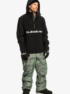 Quiksilver Layers|Live For The Ride Softshelll Technical Hoodie True Black