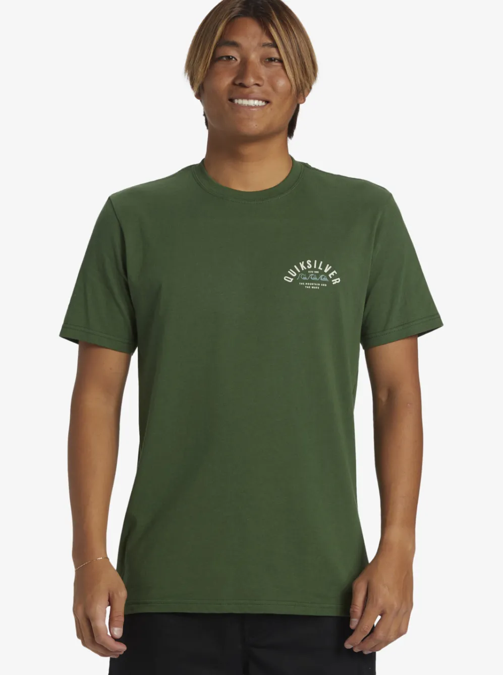 Quiksilver Tees|Logo Lockup T-Shirt Greener Pastures