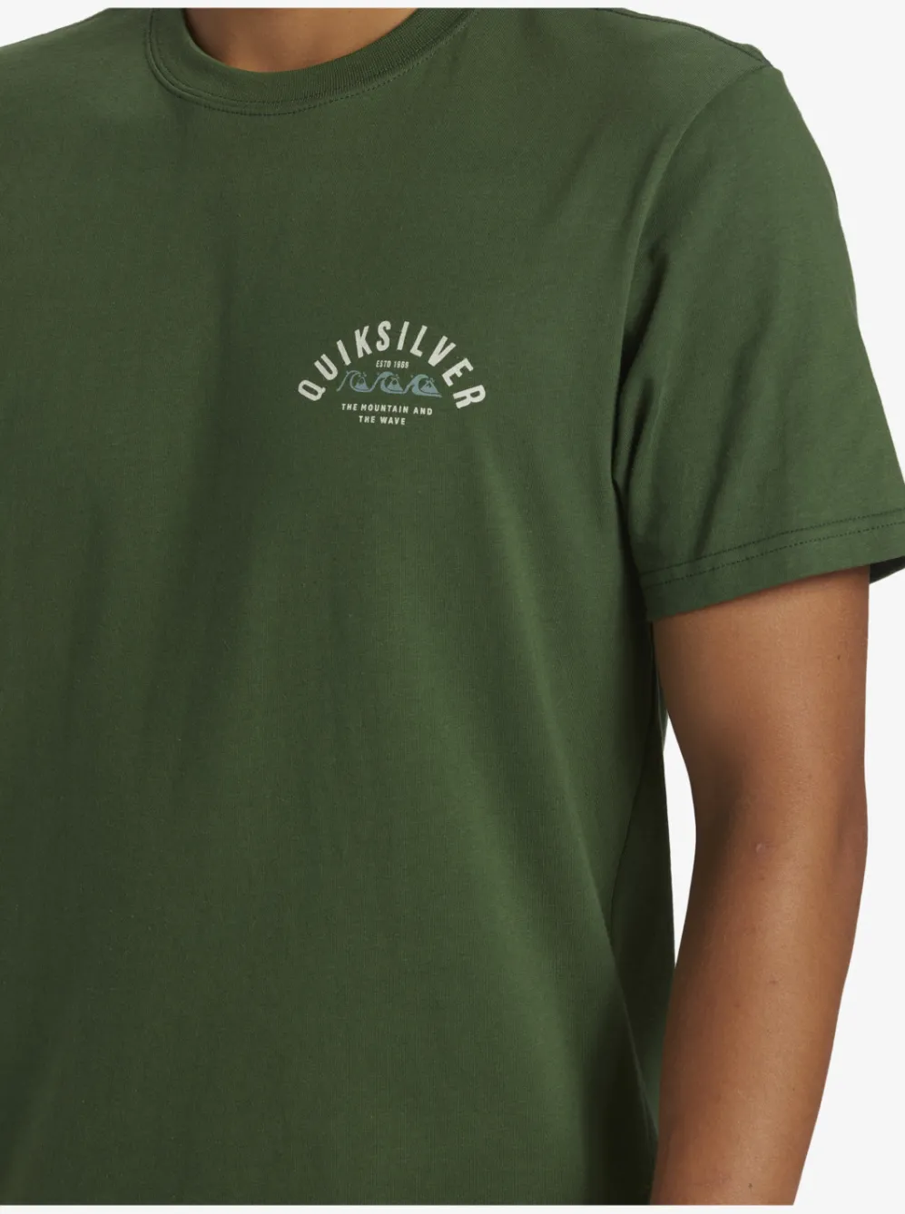 Quiksilver Tees|Logo Lockup T-Shirt Greener Pastures