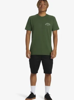 Quiksilver Tees|Logo Lockup T-Shirt Greener Pastures