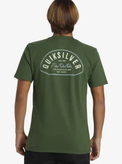 Quiksilver Tees|Logo Lockup T-Shirt Greener Pastures