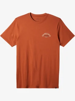 Quiksilver Tees|Logo Lockup T-Shirt Baked Clay