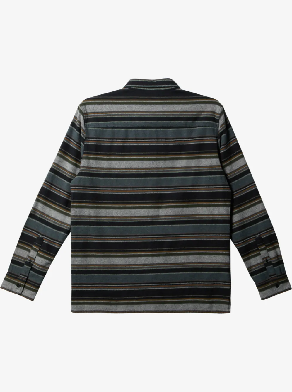 Quiksilver Shirts & Polos|Lyne Long Sleeve Top Black Lyne Flannel