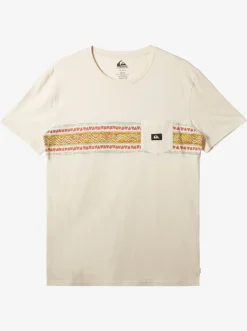 Quiksilver Tees|Mesa Stripe Pocket T-Shirt Birch
