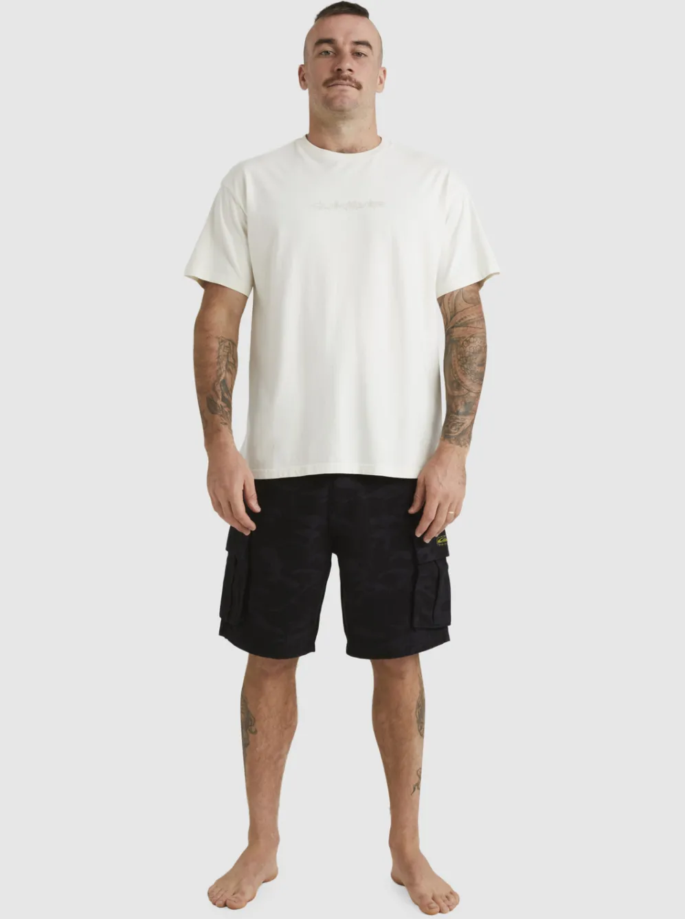 Quiksilver Shorts & Amphibians|Mikey Cargo Shorts Tarmac Mongrel Camo