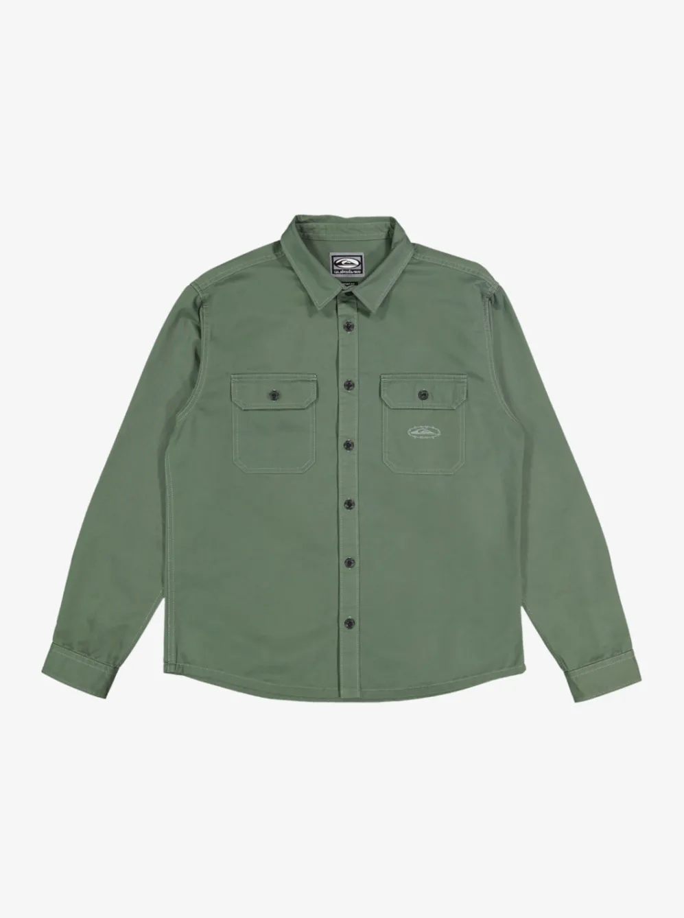 Quiksilver Shirts & Polos|Mikey Long Sleeve Shirt Laurel Wreath