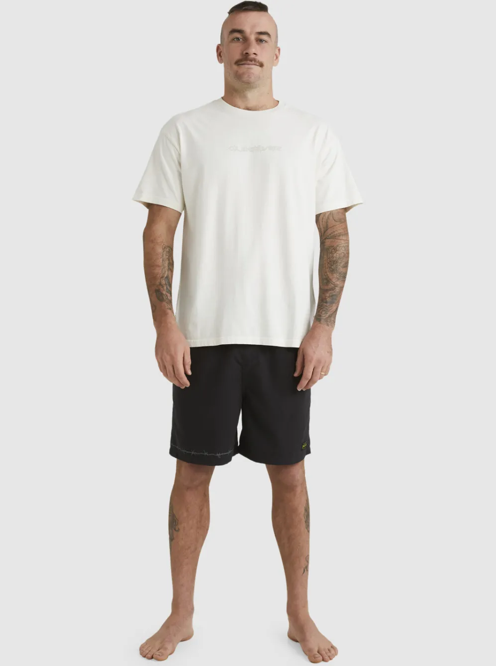 Quiksilver Tees|Mikey T-Shirt Snow White