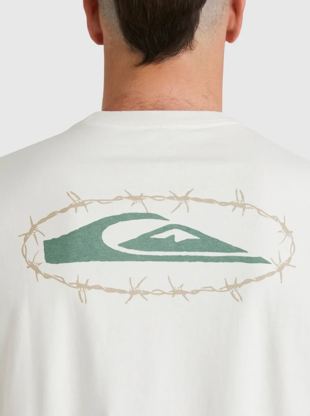 Quiksilver Tees|Mikey T-Shirt Snow White