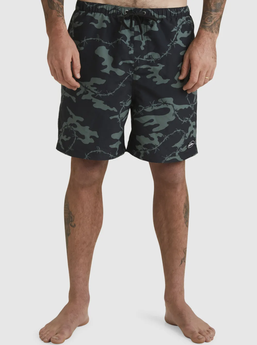 Quiksilver Elastic Waist|Mikey Volley 18" Volleys Black