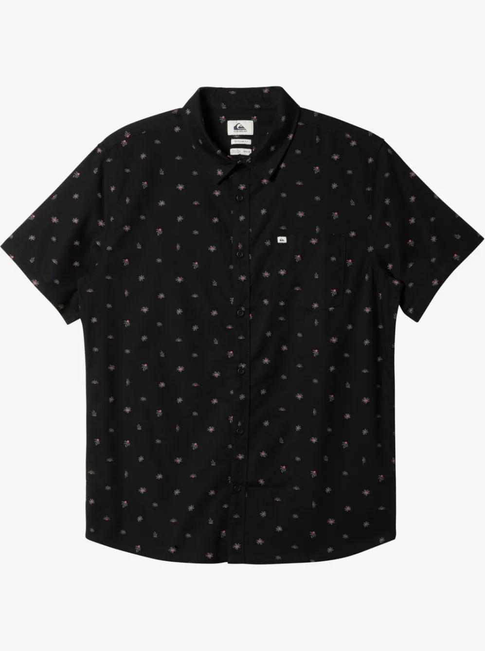 Quiksilver Shirts & Polos|Minimo Short Sleeve Shirt Black Minimo