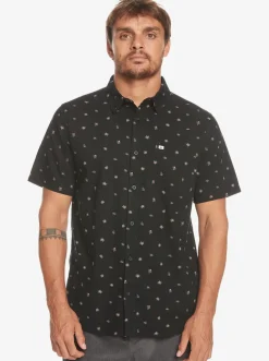 Quiksilver Shirts & Polos|Minimo Short Sleeve Shirt Black Minimo