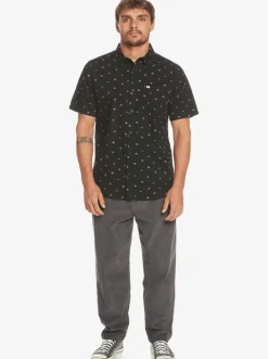 Quiksilver Shirts & Polos|Minimo Short Sleeve Shirt Black Minimo