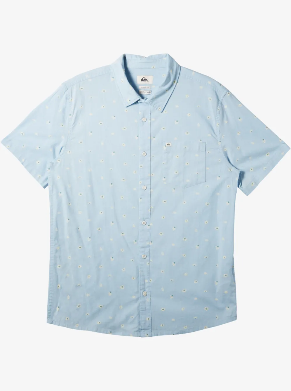 Quiksilver Shirts & Polos|Minimo Short Sleeve Shirt Clear Sky Minimo