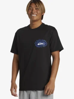 Quiksilver Rashguards|Mix Session Upf 50 Short Sleeve Surf Tee Black