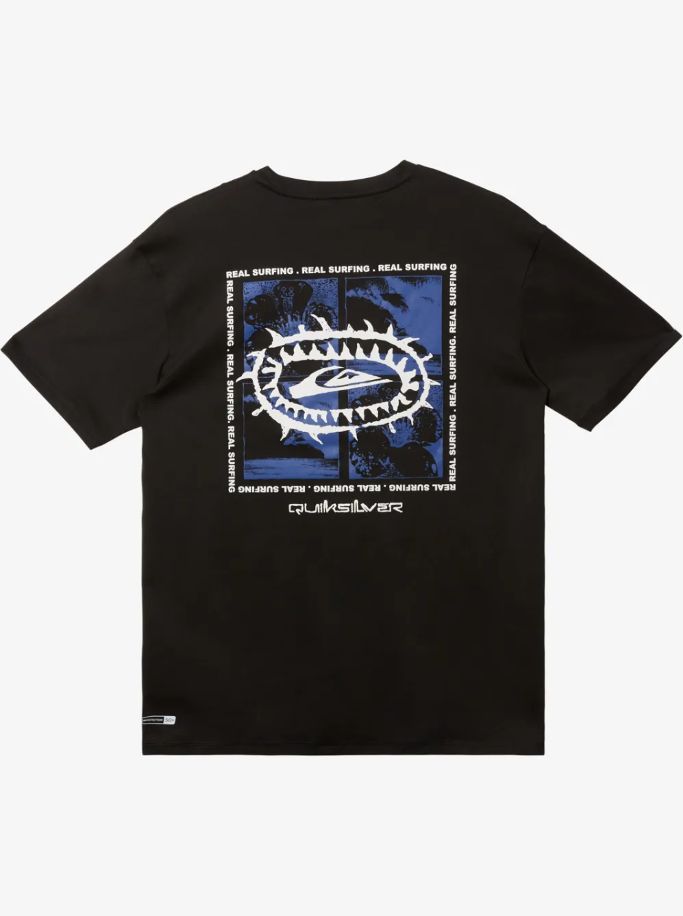 Quiksilver Rashguards|Mix Session Upf 50 Short Sleeve Surf Tee Black