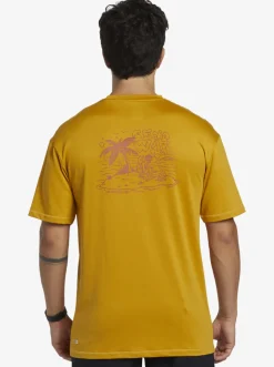 Quiksilver Rashguards|Mix Session Upf 50 Short Sleeve Surf Tee Wheat