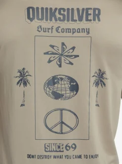 Quiksilver Rashguards|Mix Session Upf 50 Short Sleeve Surf Tee Goat