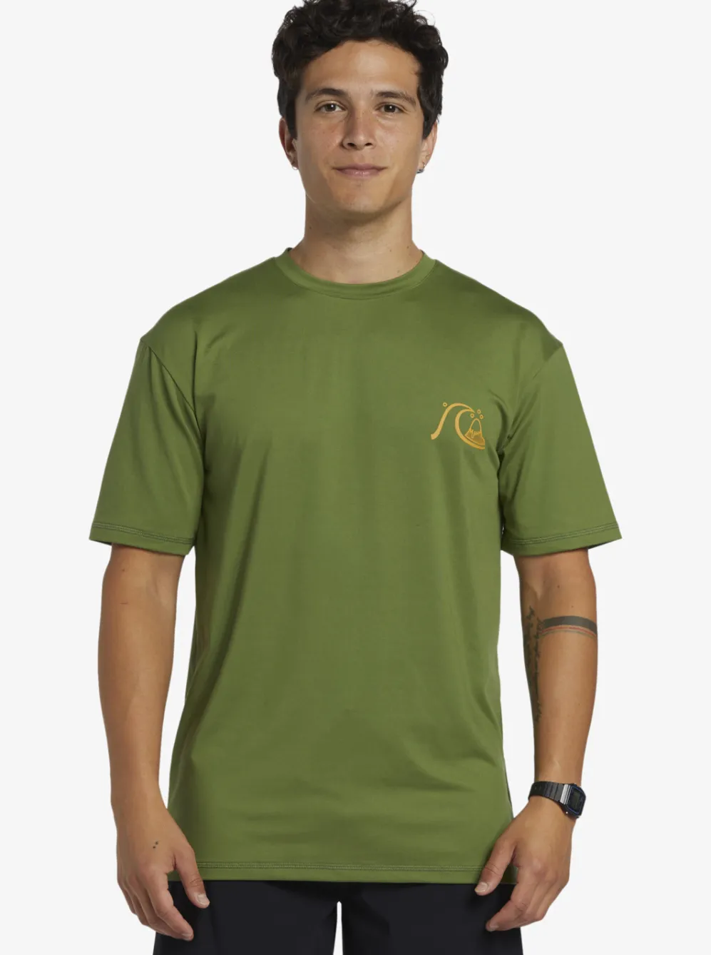 Quiksilver Rashguards|Mix Session Upf 50 Short Sleeve Surf Tee Dill