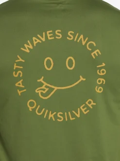 Quiksilver Rashguards|Mix Session Upf 50 Short Sleeve Surf Tee Dill