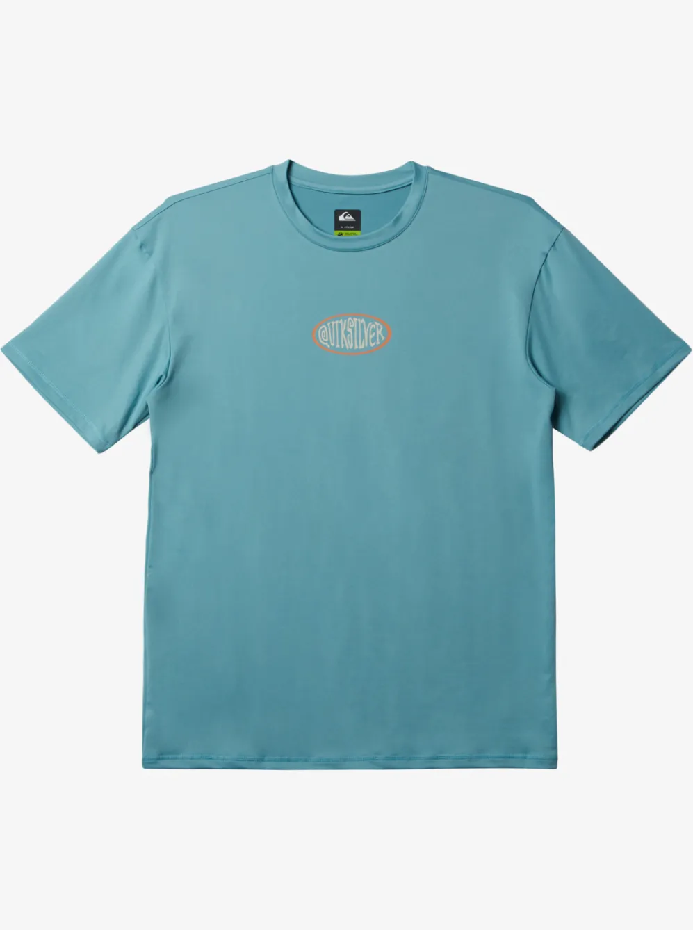 Quiksilver Rashguards|Mix Session Upf 50 Short Sleeve Surf Tee Cameo Blue