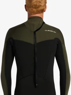 Quiksilver Wetsuits|3/2Mm Everyday Sessions Back Zip Wetsuit Black/ Ash