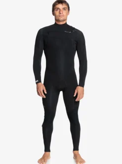 Quiksilver Wetsuits|3/2Mm Everyday Sessions Chest Zip Wetsuit Black