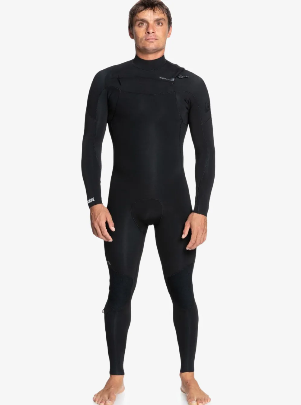 Quiksilver Wetsuits|3/2Mm Everyday Sessions Chest Zip Wetsuit Black