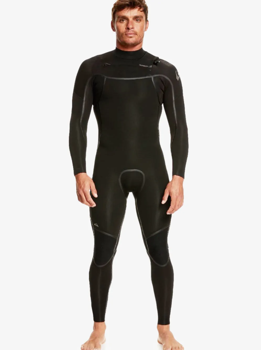Quiksilver Wetsuits|4/3Mm Everyday Sessions Chest Zip Wetsuit Black