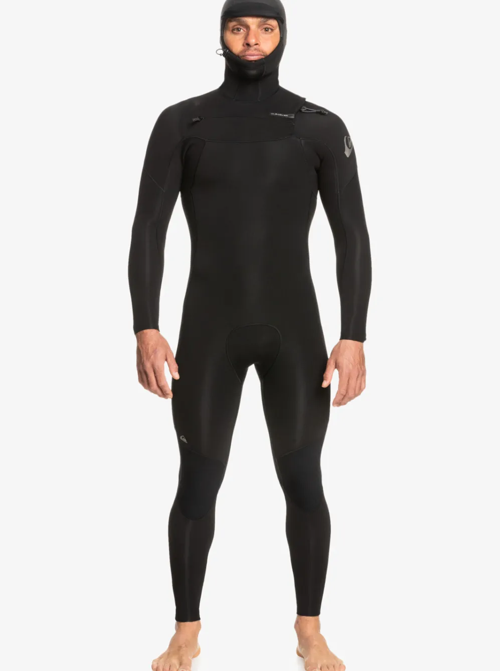 Quiksilver Wetsuits|5/4/3Mm Everyday Sessions Hooded Chest Zip Wetsuit Black
