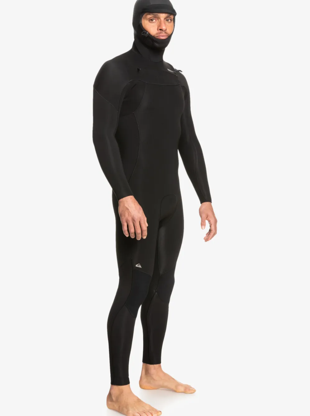 Quiksilver Wetsuits|5/4/3Mm Everyday Sessions Hooded Chest Zip Wetsuit Black