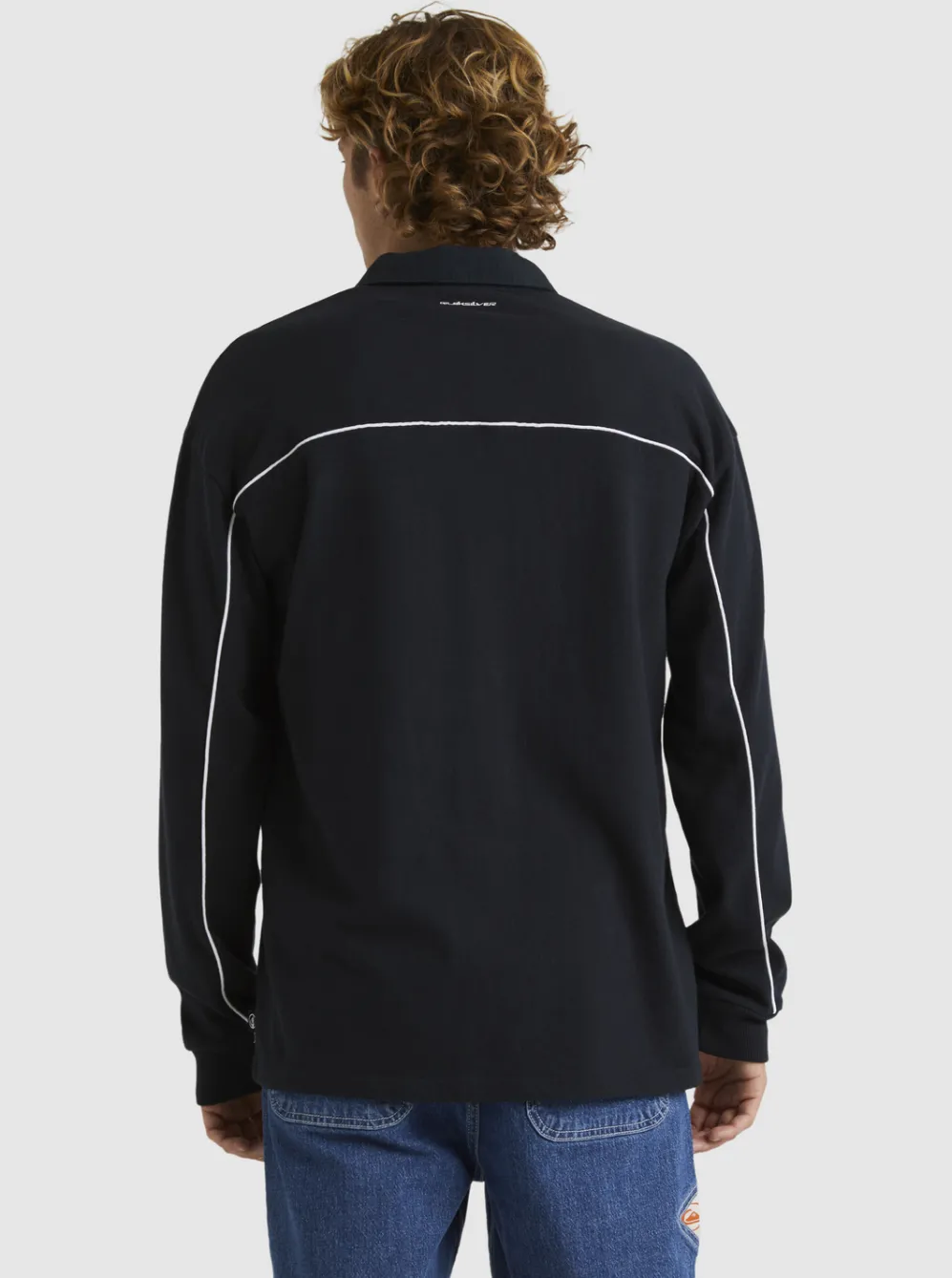 Quiksilver Shirts & Polos|Modular Rugby Polo Knit Black