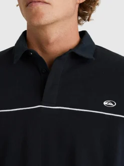 Quiksilver Shirts & Polos|Modular Rugby Polo Knit Black