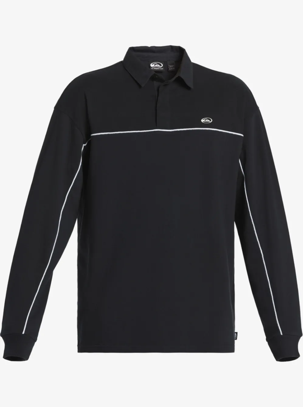 Quiksilver Shirts & Polos|Modular Rugby Polo Knit Black