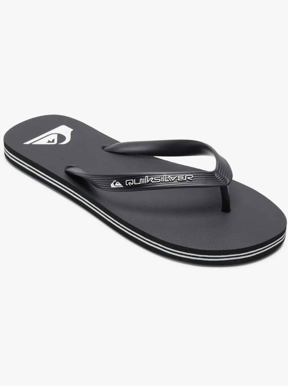 Quiksilver Sandals|Molokai Core Flip-Flops Black 1