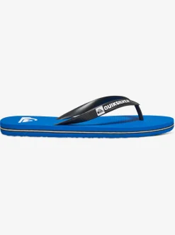 Quiksilver Sandals|Molokai Flip-Flops Black/Blue/Black