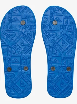 Quiksilver Sandals|Molokai Flip-Flops Black/Blue/Black