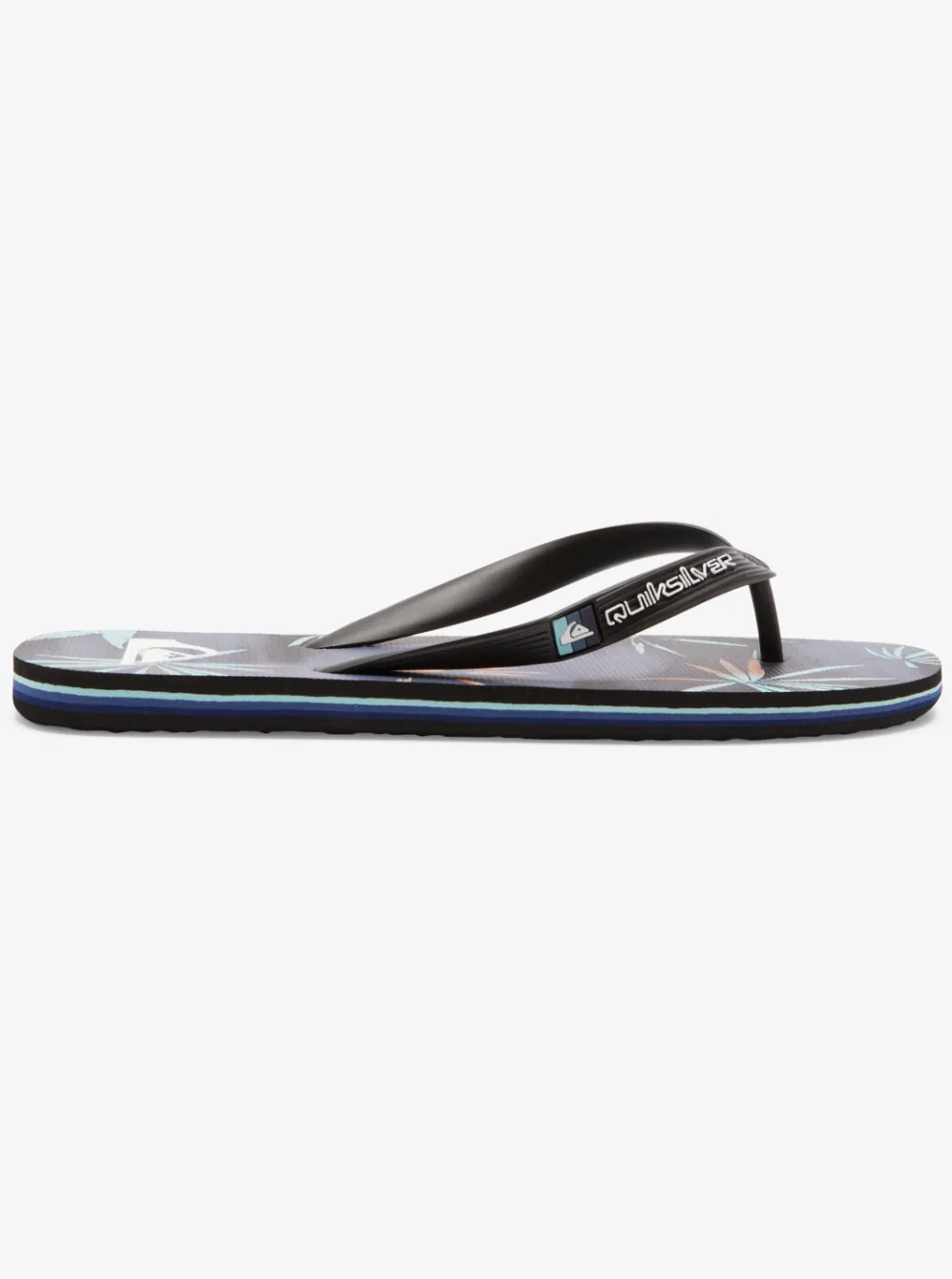 Quiksilver Sandals|Molokai Highline Scallop Flip-Flops Blue 2