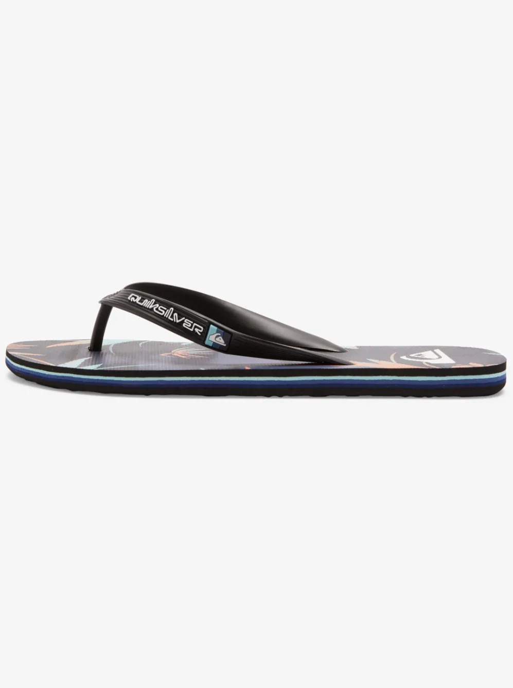 Quiksilver Sandals|Molokai Highline Scallop Flip-Flops Blue 2