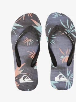 Quiksilver Sandals|Molokai Highline Scallop Flip-Flops Blue 1