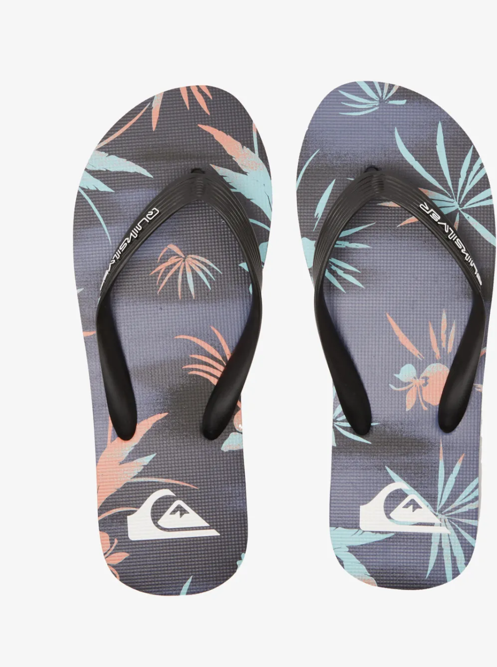 Quiksilver Sandals|Molokai Highline Scallop Flip-Flops Blue 1
