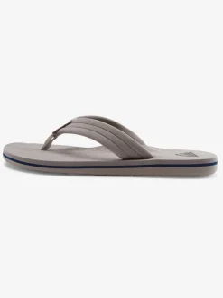 Quiksilver Sandals|Molokai Layback Sandals Grey/White/Grey