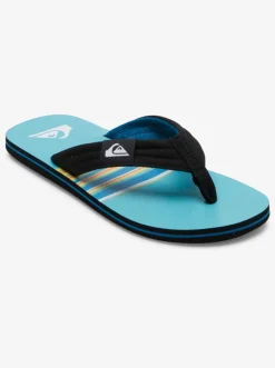 Quiksilver Sandals|Molokai Layback Sandals For Men Black/Blue/Black