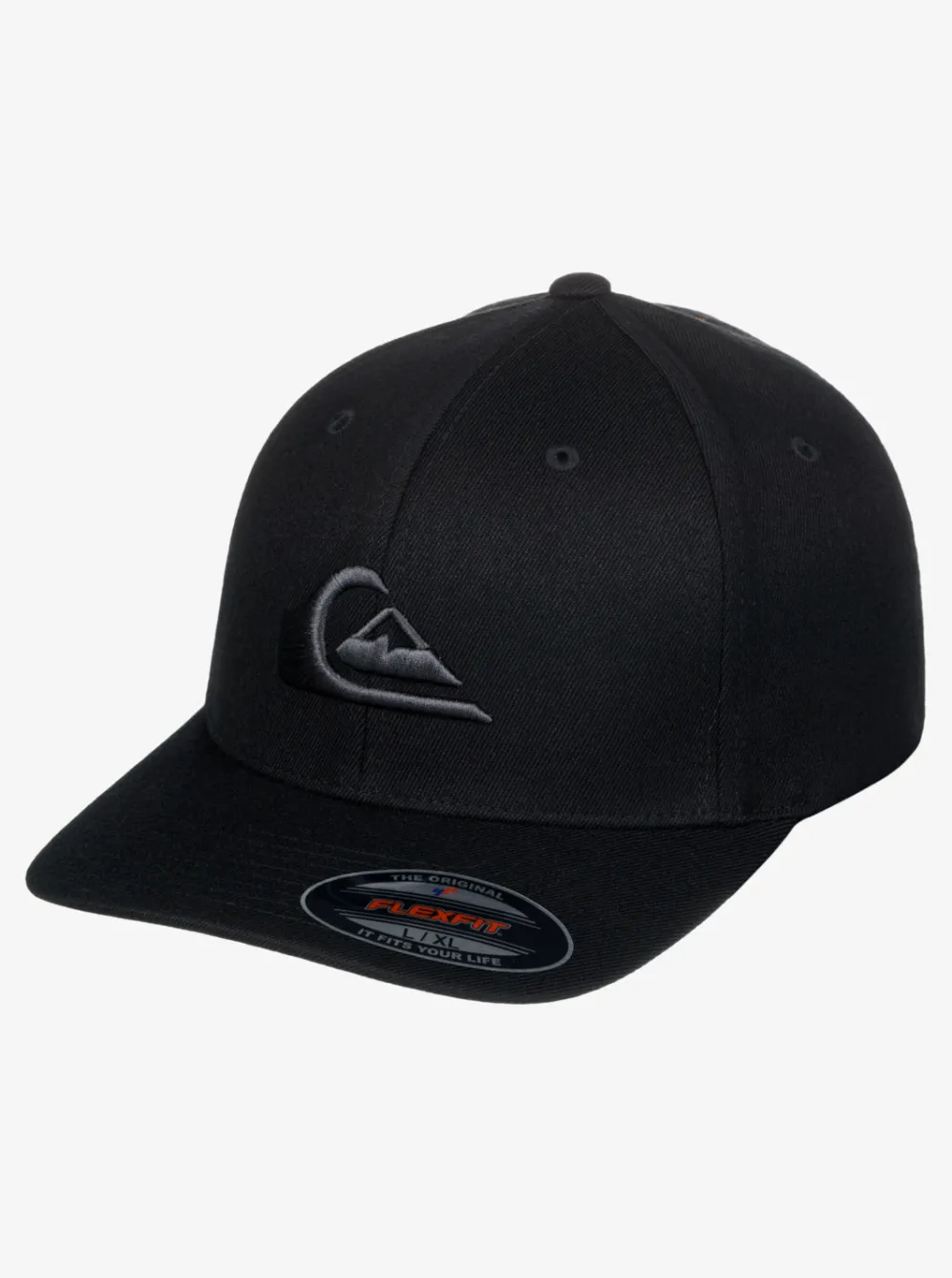 Quiksilver Hats|Mountain And Wave Flexfit Hat Black/Black