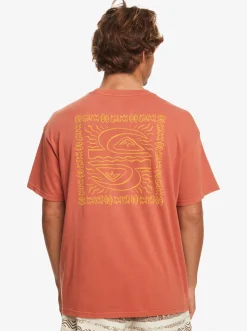 Quiksilver Tees|Natural Vibe T-Shirt Baked Clay