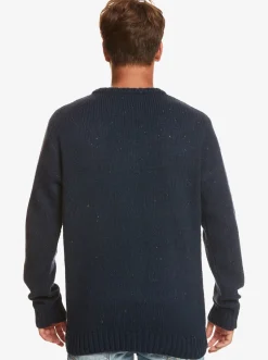 Quiksilver Sweatshirts & Hoodies|Neppy Sweater Navy Blazer